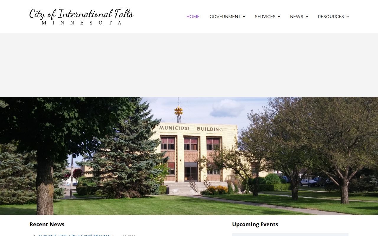 International Falls city records and court records access