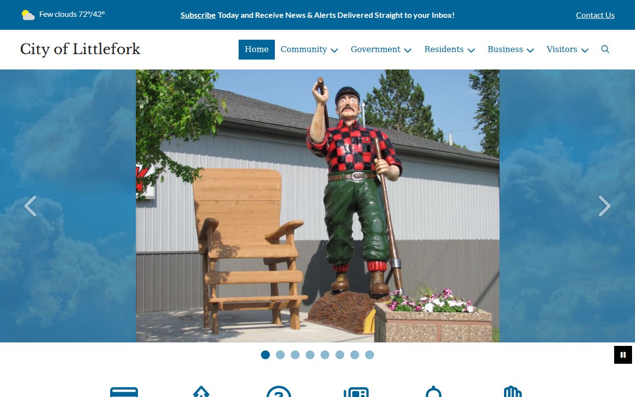 Littlefork court records and city government information
