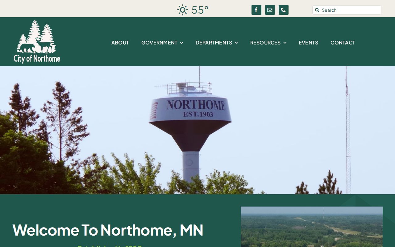 Northome court records and City Hall contact information